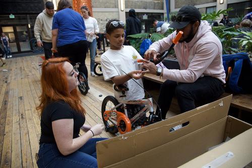 Trusted Gives Event Build-A-Bike