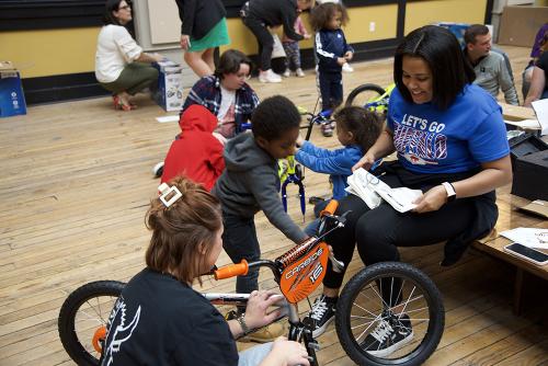 Trusted Gives Event Build-A-Bike